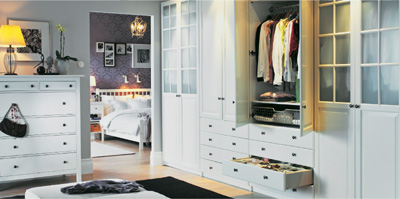 With a contemporary feel this floor-based closet system offers a nice balance - photo 8