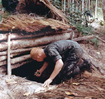 Vietnam September 1965 a cautious tunnel rat of the US Armys 173rd Airborne - photo 6