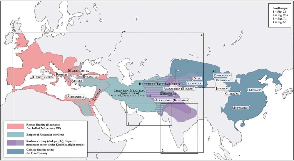 General map showing approximately the empires territories and major cities - photo 2