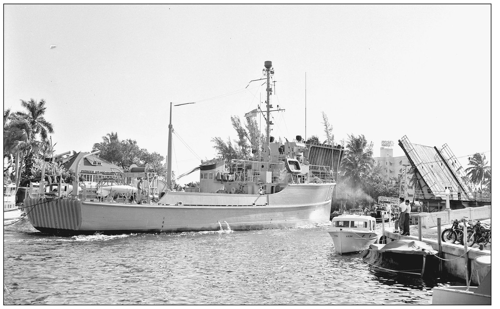 On August 9 1953 Broward Marine tows the first of its non-magnetic - photo 13