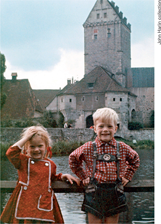 Andra 3 and John Jr 5 in Germany 1961 John in USAF uniform Marilyn - photo 8