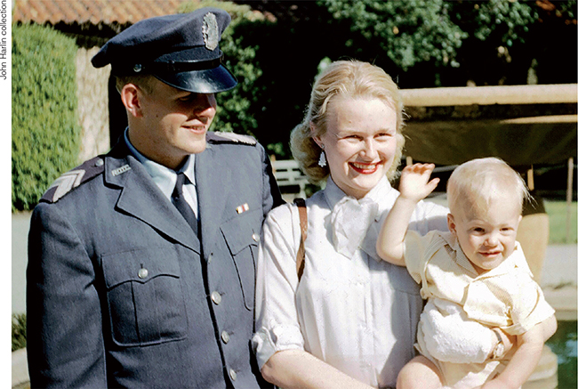 John in USAF uniform Marilyn and John Jr in California 1956 Peter Haag - photo 9