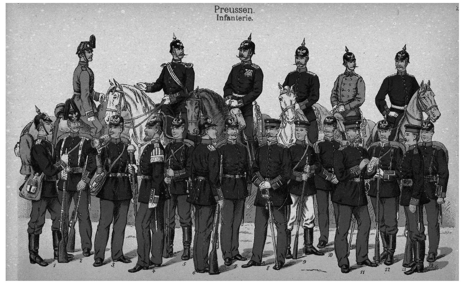 Above Prussia Cuirassiers Heavy Cavalry Dragoons and Jger zu Pferde - photo 3