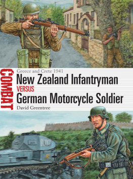 Germany. Heer - New Zealand infantryman versus German motorcycle soldier: Greece and Crete 1941
