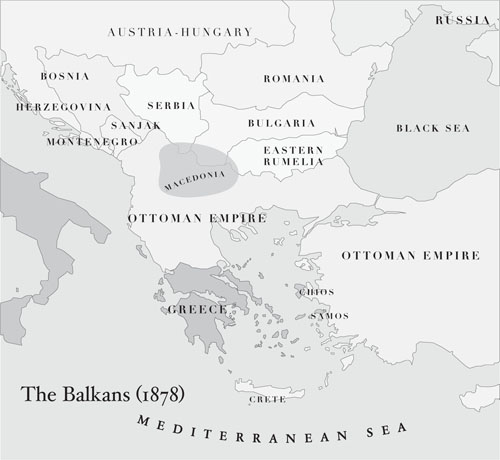 Map 1 The Balkans 1878 Map by Costa Dedegikas Map 2 Bases and - photo 2