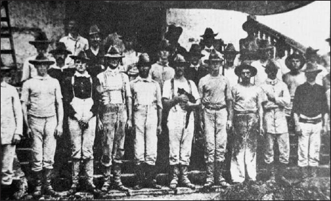 Marines outside the Marines Barracks Sumay Guam in 1899 soon after the United - photo 8