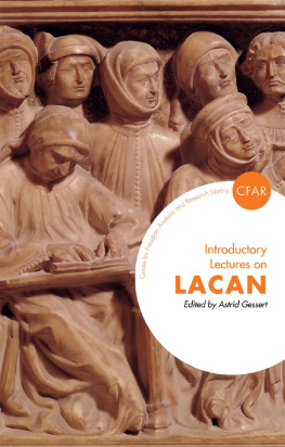 Gessert Astrid Introductory Lectures on Lacan