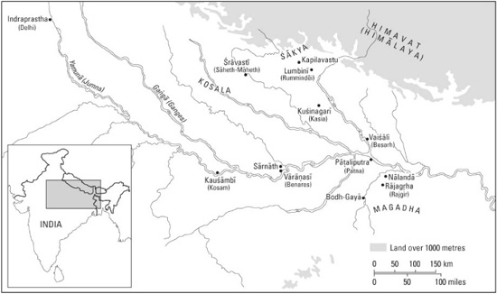 MAP I The Ganges basin at the time of the Buddha MAP 2 The spread of - photo 2