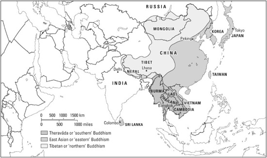 MAP 3 Buddhism in the modern world A Note on Buddhist Languages The - photo 4