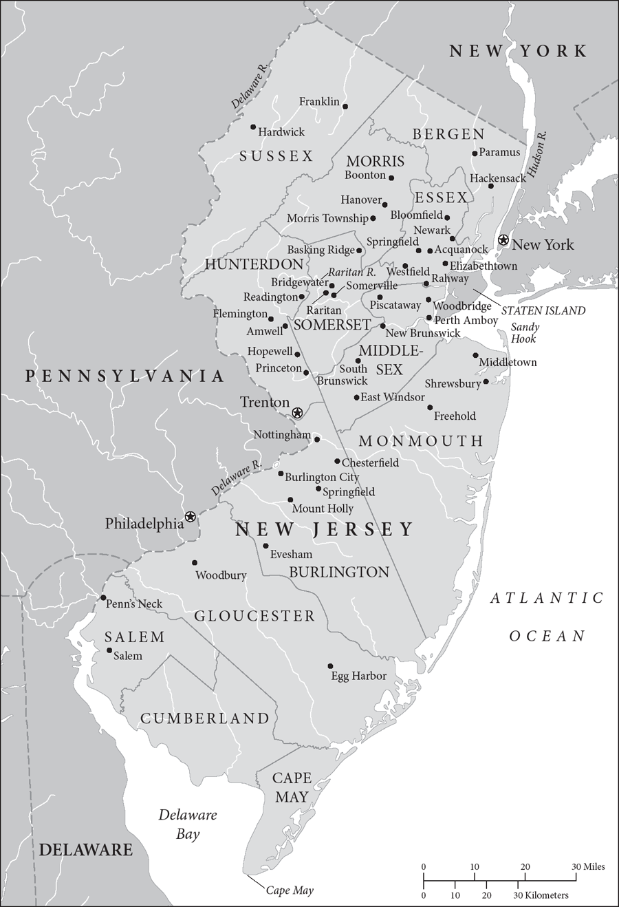 State of New Jersey county lines 17531824 Based on map created by R Ryan - photo 4