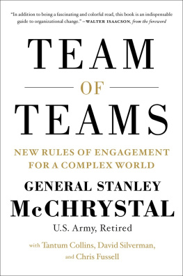 General Stanley McChrystal Team of Teams