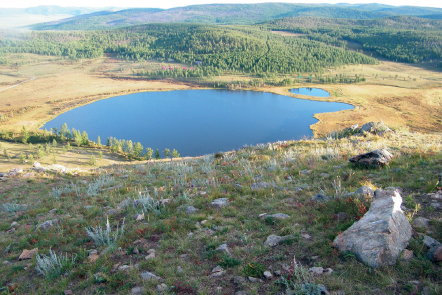 Blue Lake seen from Black Heart mountain All of them having agreed among - photo 6