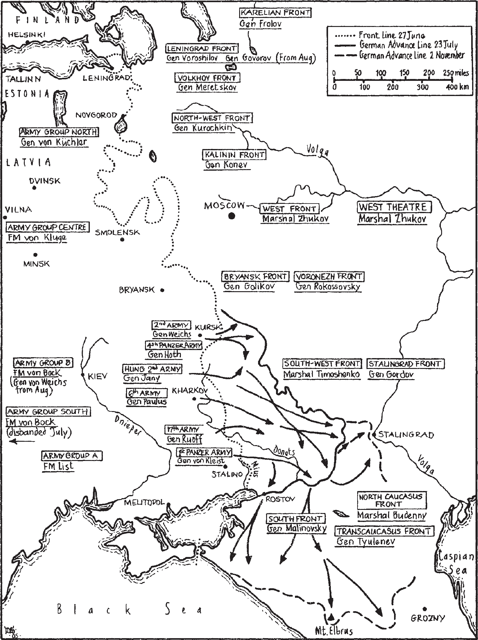 German Attacks on the Eastern Front June-November 1942 Preface Gerhard - photo 4