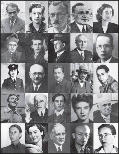VICTIMS OF THE GESTAPO Row 1 left to right Bruno Schulz 1892-1942 - photo 3
