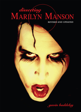 Gavin Baddeley - Dissecting Marilyn Manson