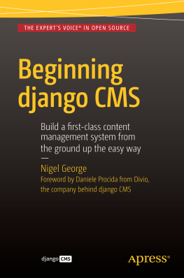 George Beginning django CMS