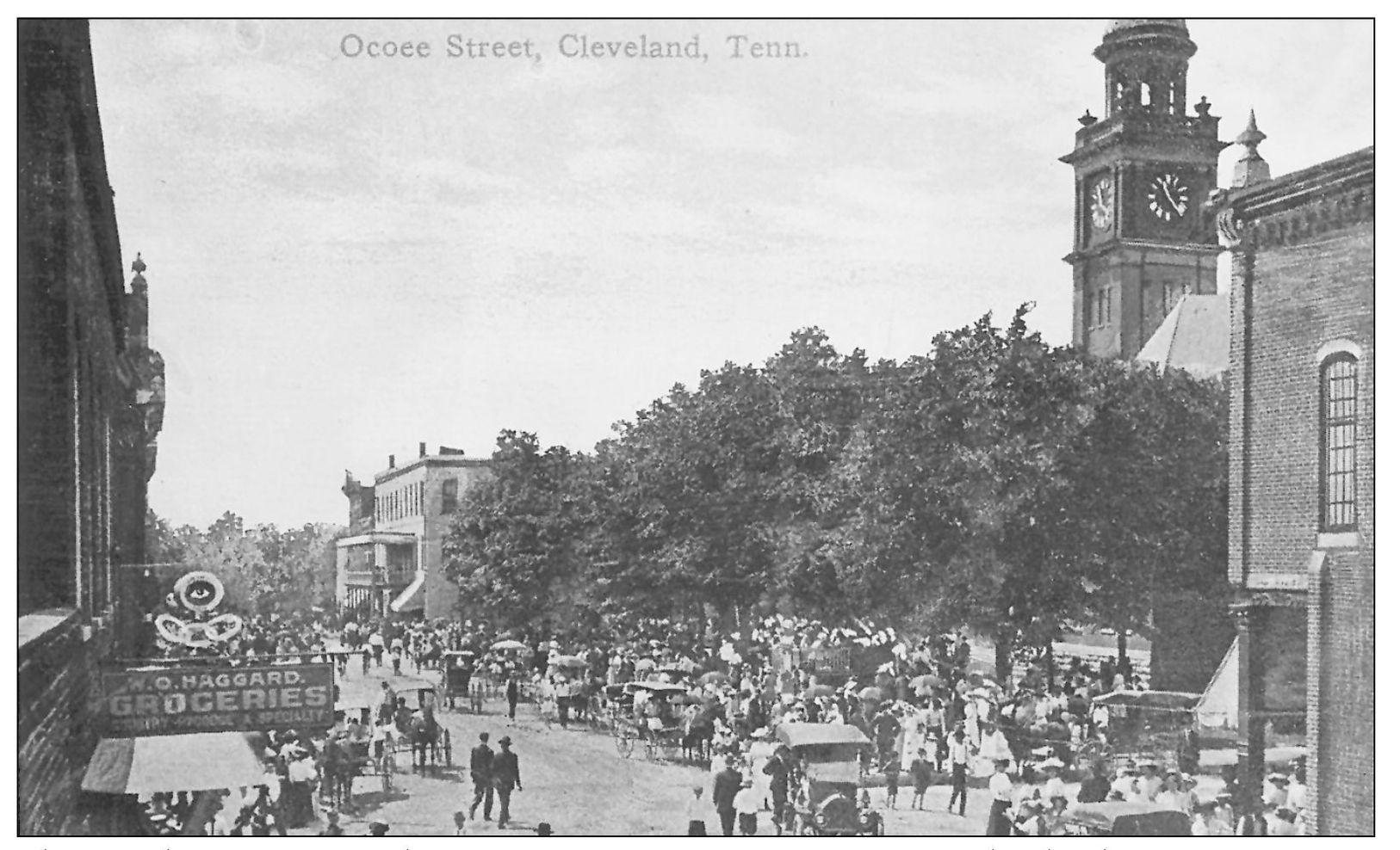 The courthouse square is the center of activity for a county seat Cleveland - photo 5