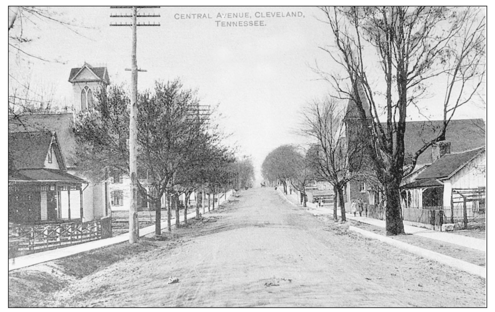 A scene about 1910 on Central Avenue formerly Berry Street shows the First - photo 10