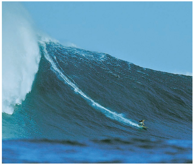 Pete Cabrinha on one of the biggest waves ever ridden70-plus at Jawsgood for a - photo 2