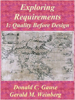 Gerald M. Weinberg - Exploring Requirements 1 Quality before Design