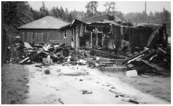 The remains of the house where Patty her sons and her mother died in a - photo 16