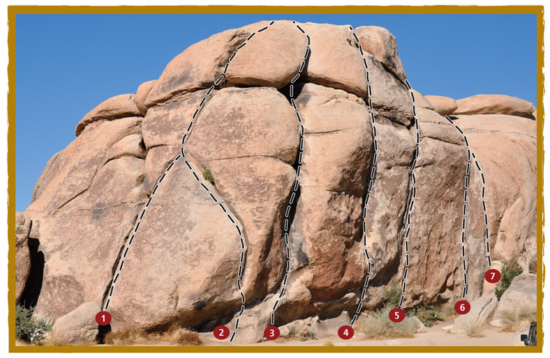 Trashcan RockEast Face 1 Filch 56 Begin off a boulder Climb the wide - photo 6