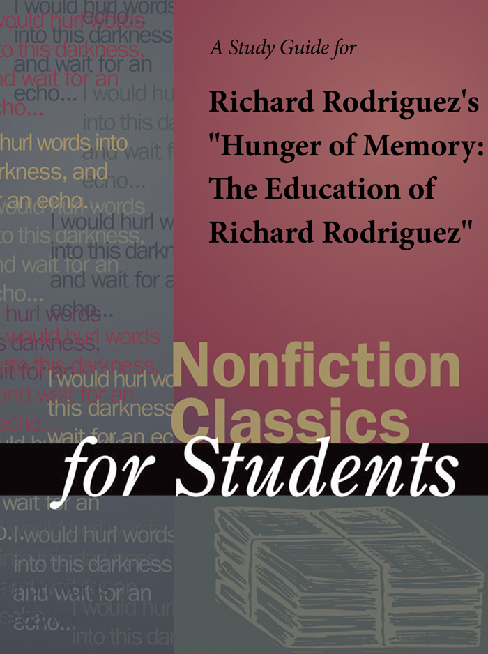 Nonfiction Classics for Students Volume 3 Staff Editor Jennifer Smith - photo 1