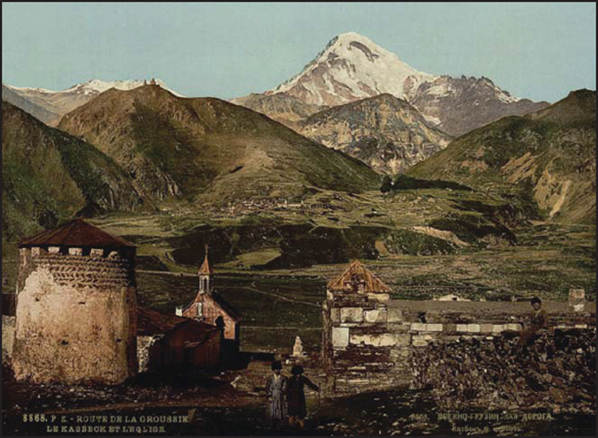 This 19th-century postcard of the Georgian Military Highway Russias main route - photo 3