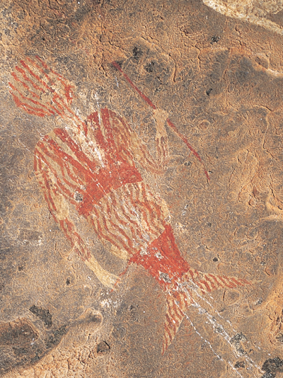 13 Transformation is a theme in San rock art Flying creatures are common The - photo 13