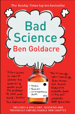 Goldacre - Bad science: quacks, hacks, and big pharma flacks