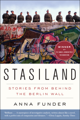 Funder - Stasiland: stories from behind the berlin wall