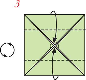 Fold the corners to the center taking care not to shift the already folded - photo 18