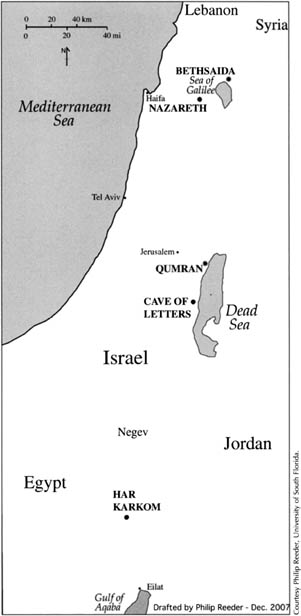 Map of the Holy Land DIGGING THROUGH THE BIBLE UNDERSTANDING BIBLICAL PEOPLE - photo 1