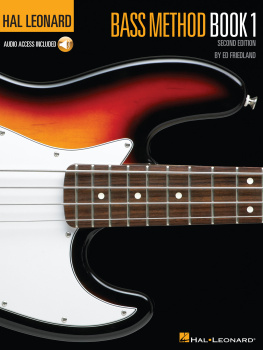 Friedland Hal Leonard Bass Method Book 1