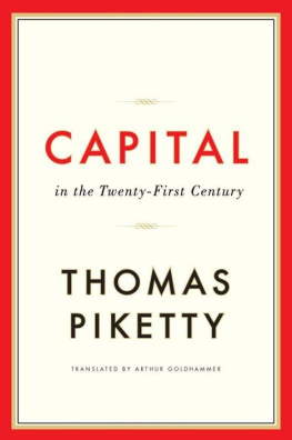 Goldhammer Arthur - Capital in the Twenty-First Century