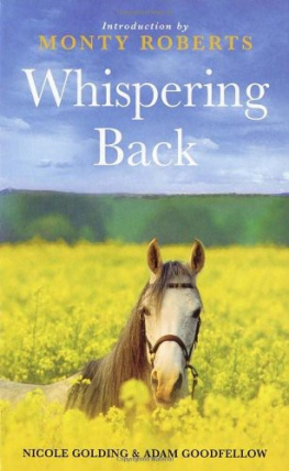 Golding Nicole - Whispering Back: Tales From A Stable in the English Countryside