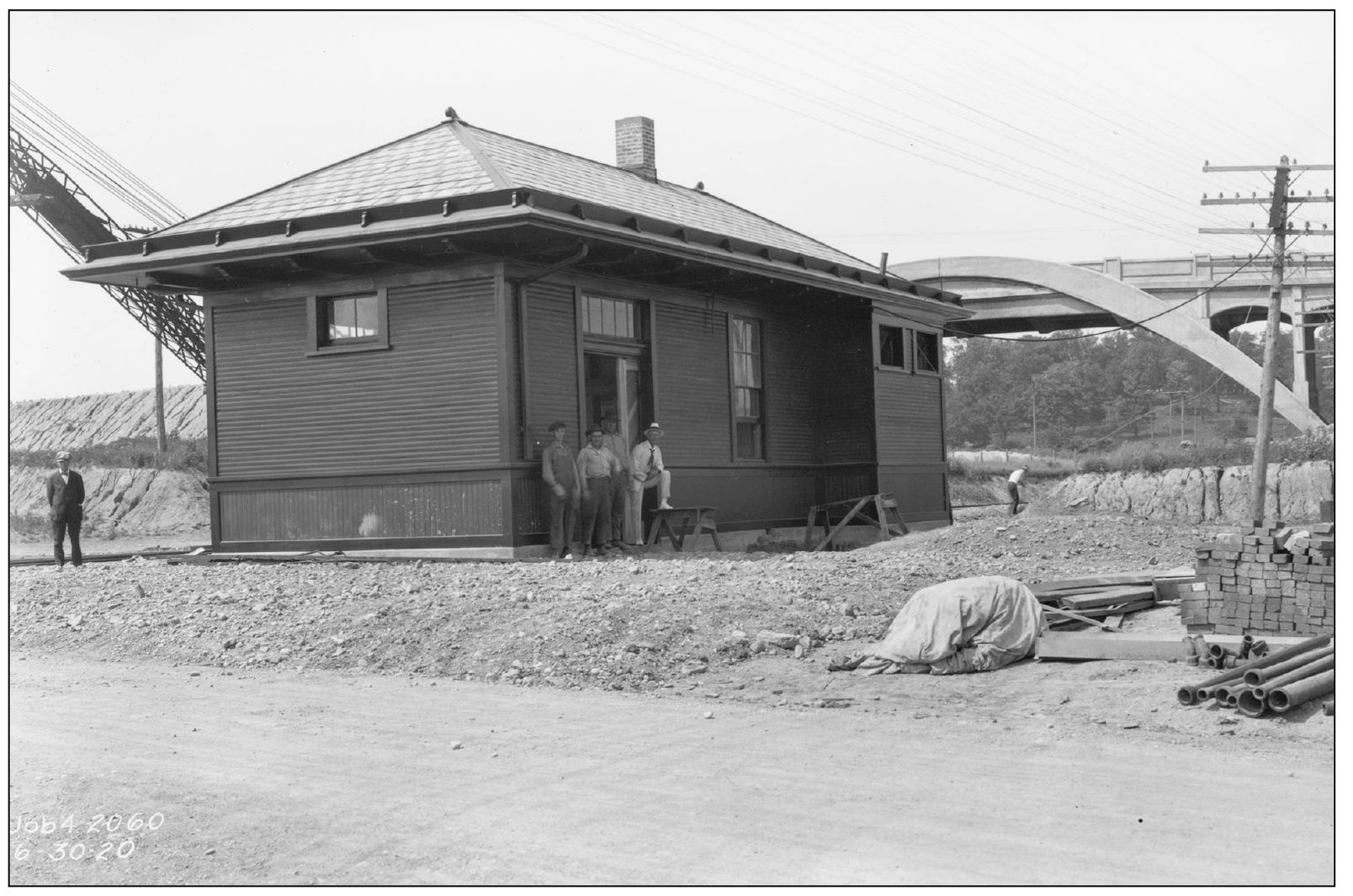 This June 1920 photograph was taken by Miami Valley Conservancy officials while - photo 3