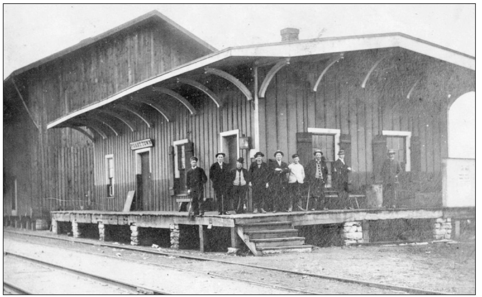 Poast Towns depot dates to at least the 1860s The CHD completed their line - photo 7