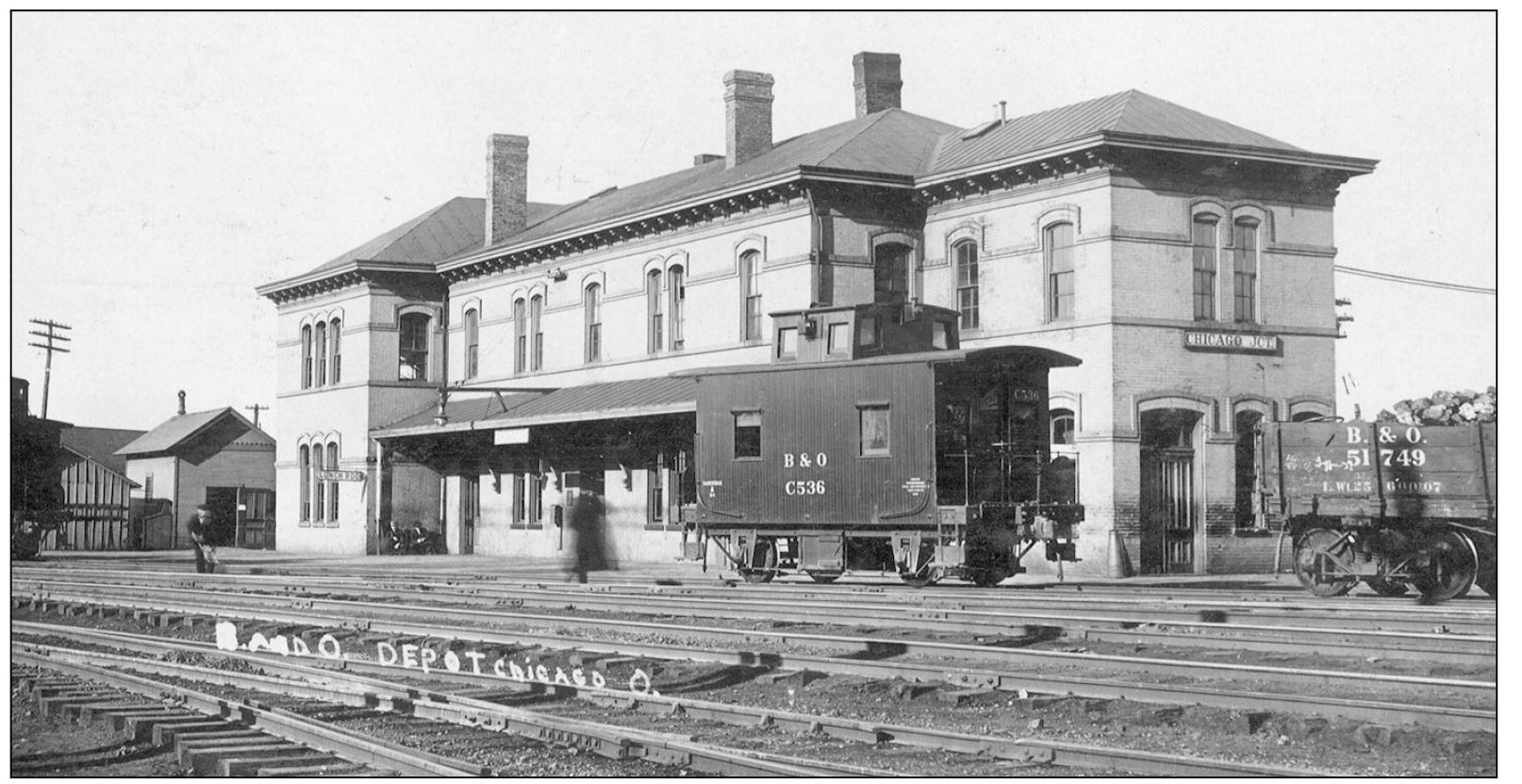 This large passenger depot opened in September 1875 after the BO opened its - photo 4