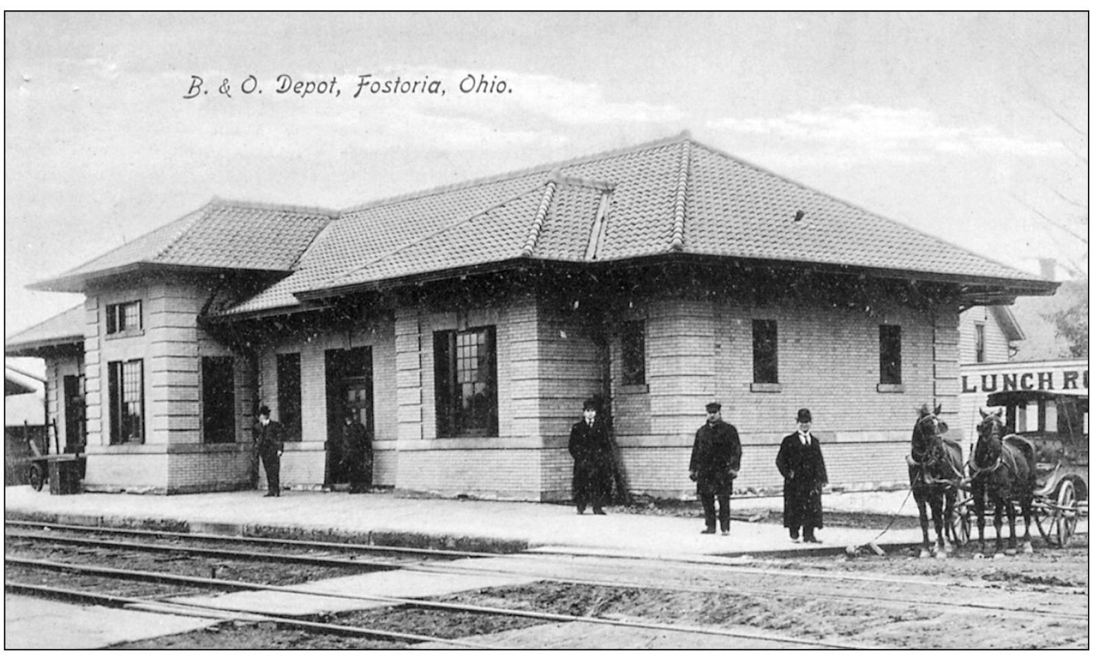 Fostorias BO passenger depot opened in March 1907 and closed to passengers in - photo 8