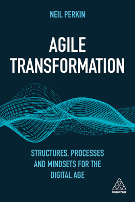 Neil Perkin Agile Transformation: Structures, Processes and Mindsets for the Digital Age