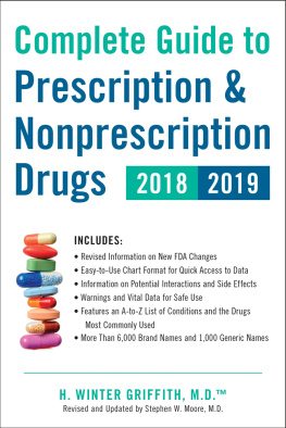 Griffith Henry Winter Complete Guide to Prescription & Nonprescription Drugs 2018-2019