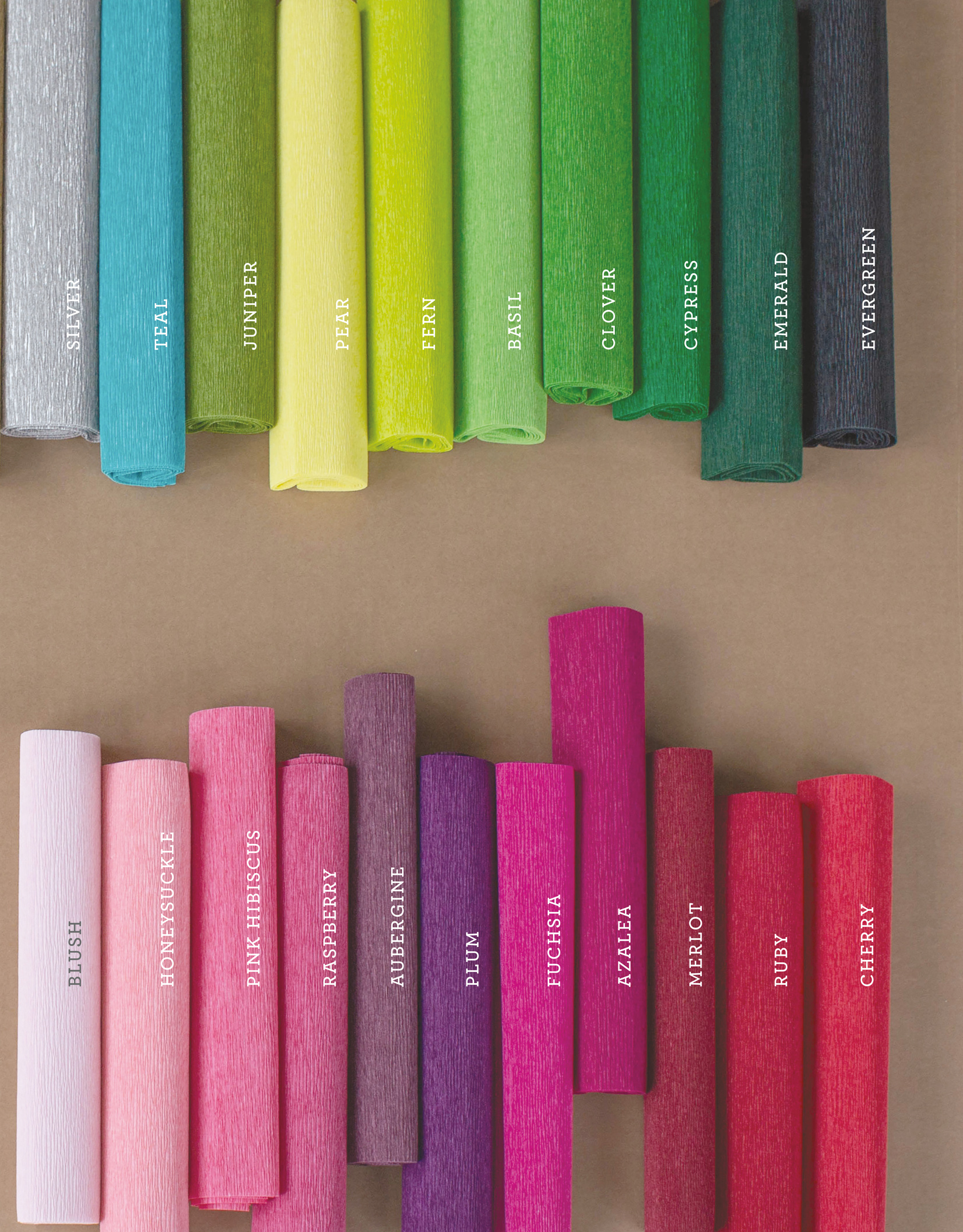 DOUBLE-SIDED CREPE PAPER Other names for double-sided crepe paper are - photo 26