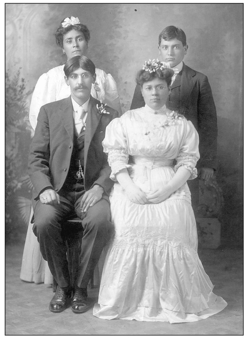 MARY LEWIS FRATES AND JOE LEWIS STANDING WITH FRANK VARGAS AND MINNIE LEWIS - photo 9