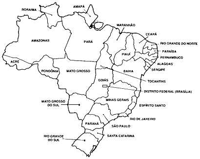 Political Map of Brazil courtesy of the Brazilian-American Chamber of - photo 2