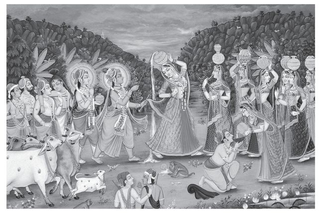 Krishna with the gopis of Vraj The word Bhagavad in the title refers to - photo 4