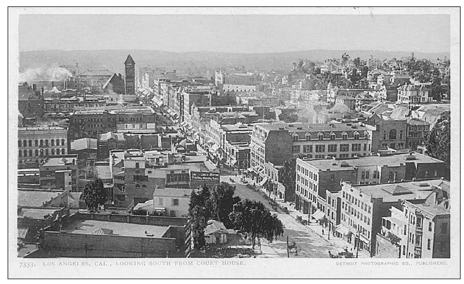 LOS ANGELES LOOKING SOUTH FROM COURT HOUSE A fine inclusive view here of Los - photo 3