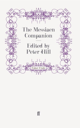 Hill Peter - The Messiaen Companion