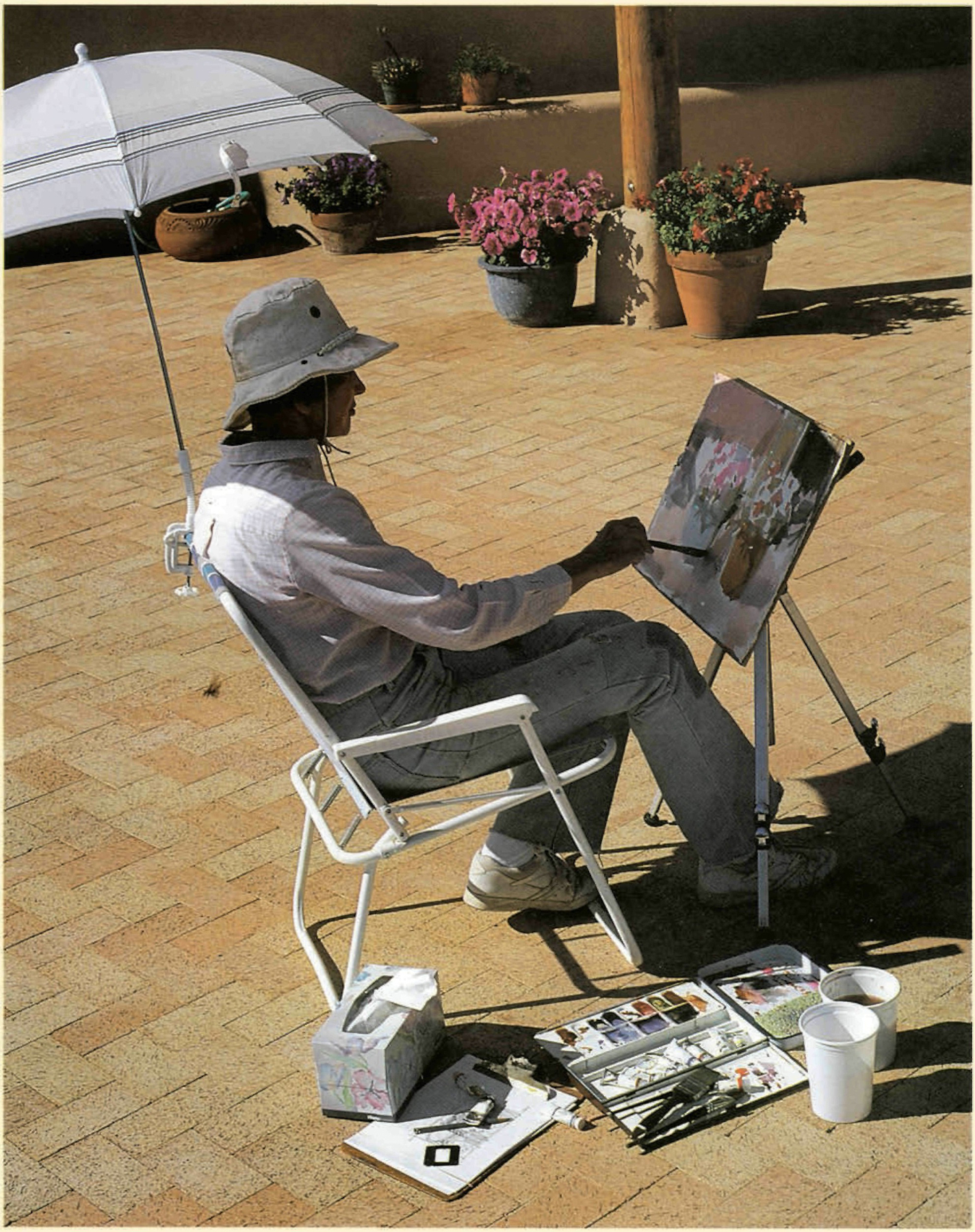 Heres my wife Barbara painting on location What a great direct way to get - photo 16