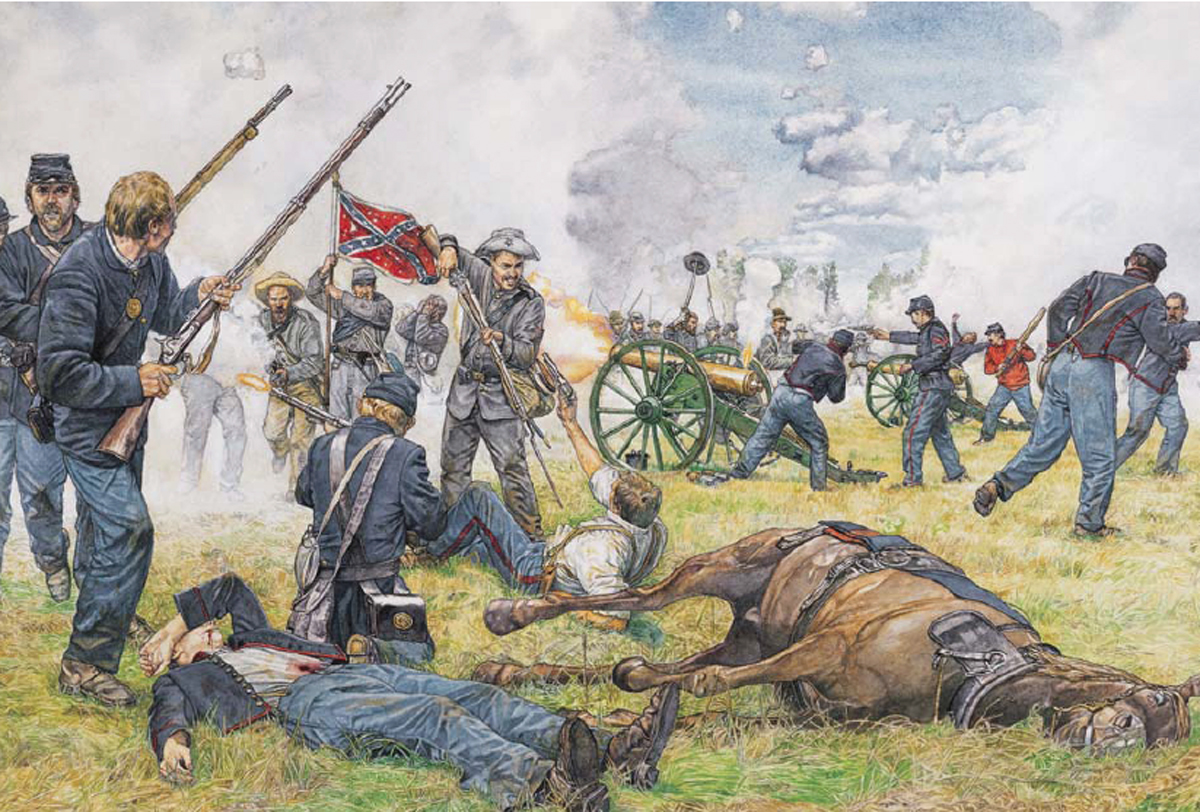 The charge of the 4th Texas at Gaines Mill June 27 1861 by Stephen Walsh - photo 3